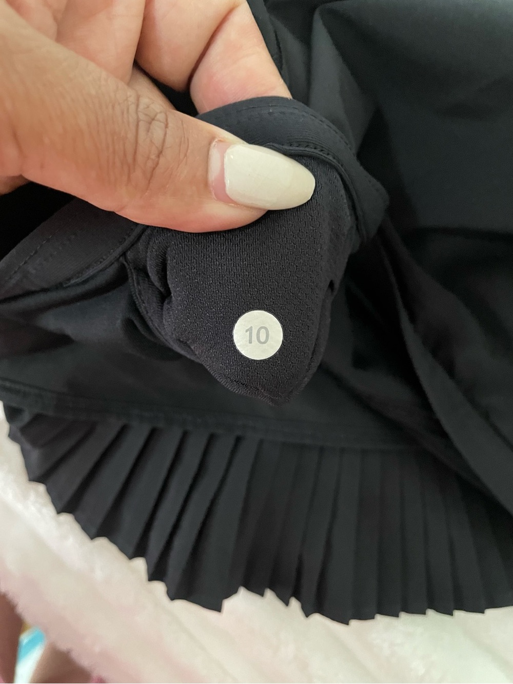 lululemon athletica Black Tennis Skirt with Pleated Hem - Picture 12 of 14